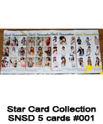 Star Card Collection SNSD 5 cards #001